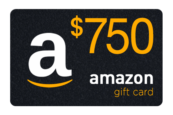 Win a $750 Amazon Gift Card