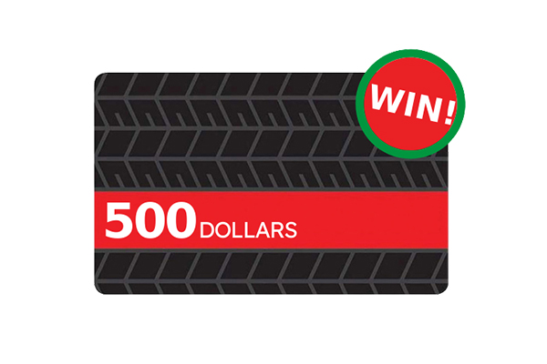 Free $500 Canadian Tire Gift Card