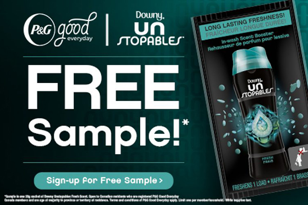 Free Downy Unstopables Fresh Scent