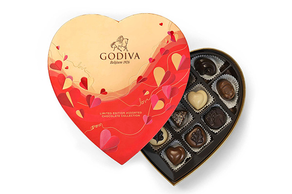 Free Godiva Valentine’s Chocolate Box