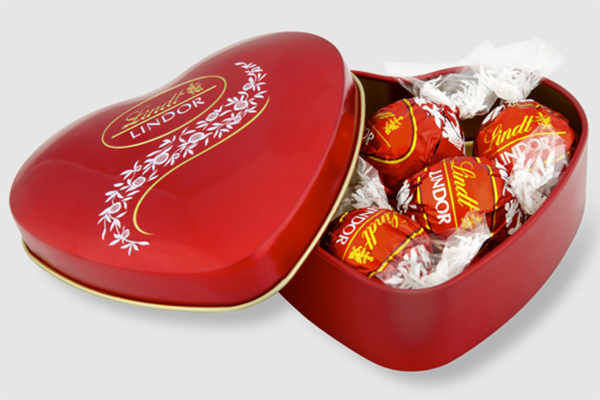Free Lindt Valentines Heart Tin