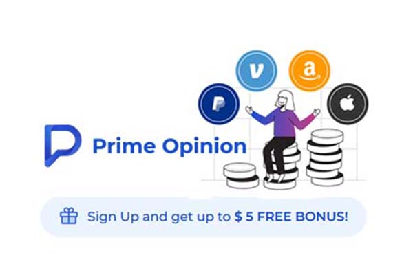 Earn up to $5 per Survey + $5 Free Bonus